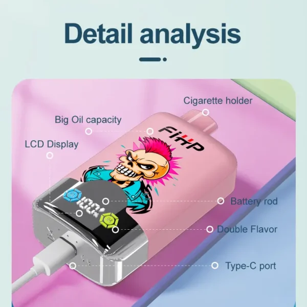 FIHP 40K electronic cigarette with USB charging