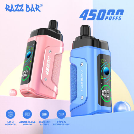 razz bar 45000 tiger blood flavor disposable vape