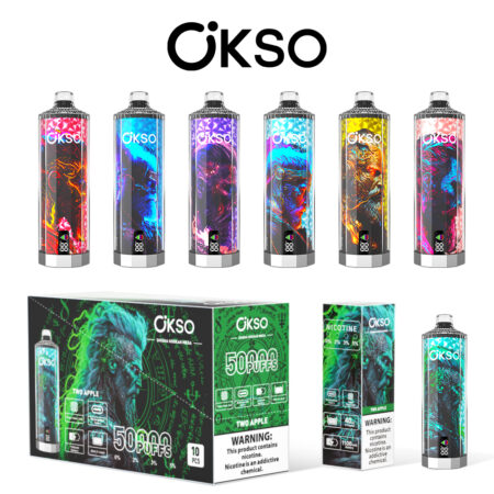 OKSO 50000 Puffs Rechargeable Disposable Vape with LED Screen