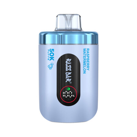 razz bar 50k puff pineapple coconut rechargeable vape box