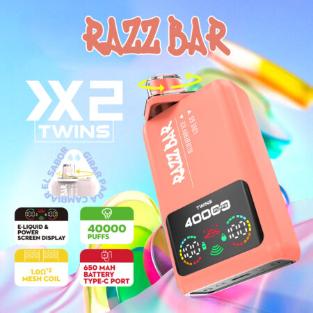 razz bar 40000 puff cola ice watermelon ice vape pen