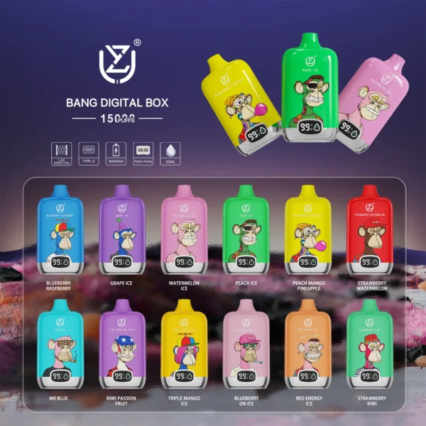 UZY 15K strawberry watermelon vape flavor