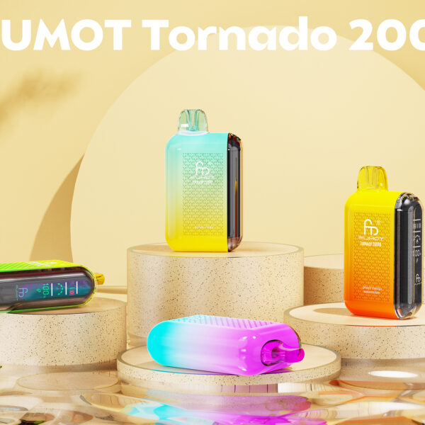 fumot 20k puff rechargeable vape with LED screen