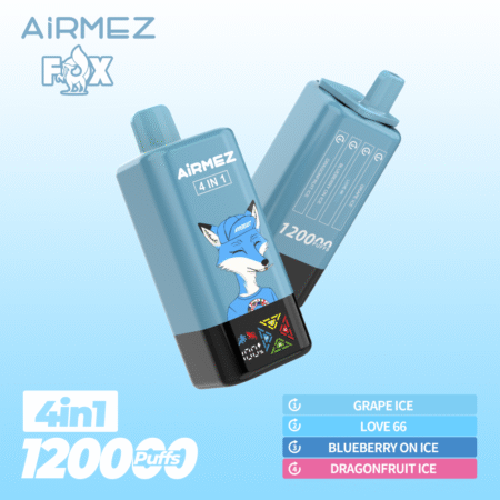 Airmez FOX 120K Multi-Flavor Vape with Screen Display