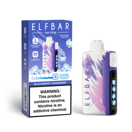 Elfbar Ice King 30K Disposable Vape Turbo Power Modes