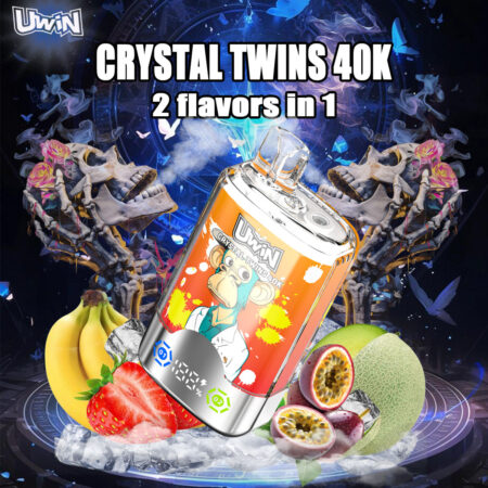 UWIN X RandM Twins Crystal 40K disposable vape 40000 puffs