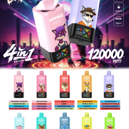 Airmez FOX 120K Rechargeable Disposable Smart E-Cigarette