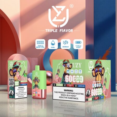 UZY 60K Disposable E-Cigarette Mesh Coil Design