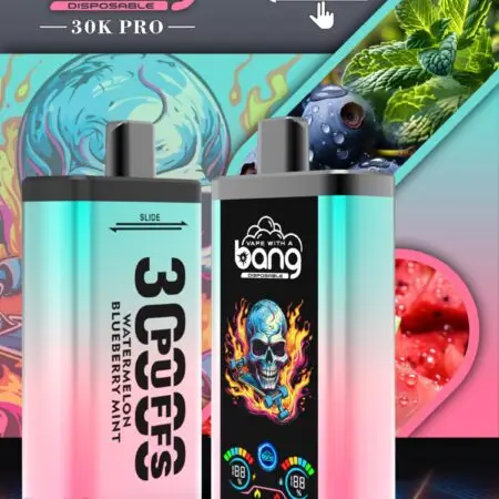 Big puff 30k vape dual flavor e-cigarette in hand