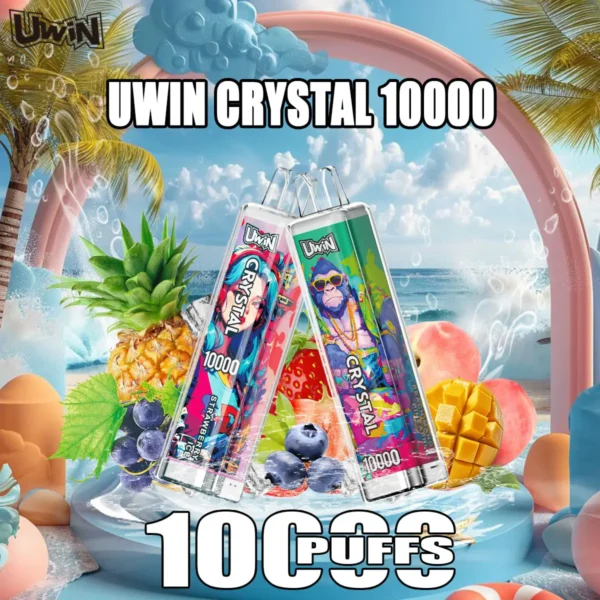 Crystal 10K SHISHA HOOKAH rechargeable disposable e-cigarette