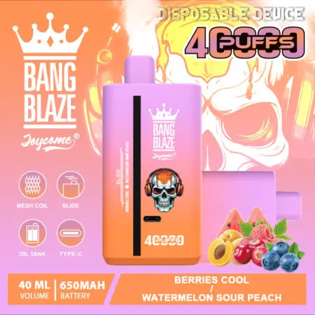 Bang King 40K rechargeable disposable e-cigarette with screen