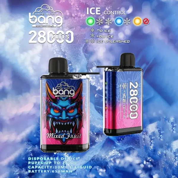 Bang King 28K handy vape with rechargeable battery