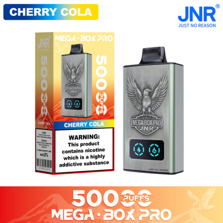 JNR Puff 50000 Disposable Vape Mega Box Packaging