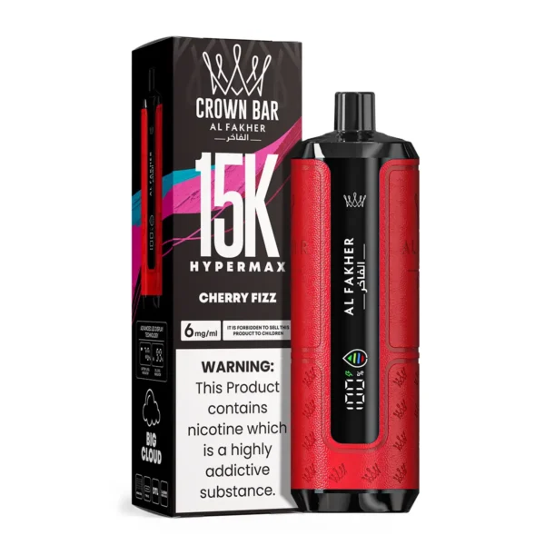Al Fakher 15000 LED display vape pen for smooth clouds