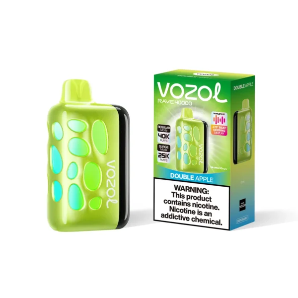 Close-up of Vozol Rave 40000 Puff Device