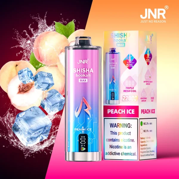 JNR Shisha Max 22k Disposable Vape in Hand – Portable Design