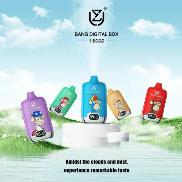 UZY 15K digital smart box vape stylish design