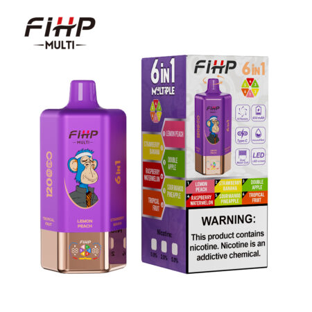 FIHP 120k puff rechargeable disposable vape box