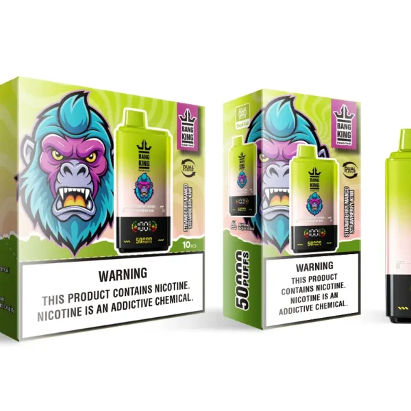 Stylish vape box design Bang King 50K device