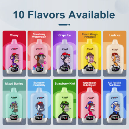 FIHP 12K Cool Vape with 10 Flavor Options