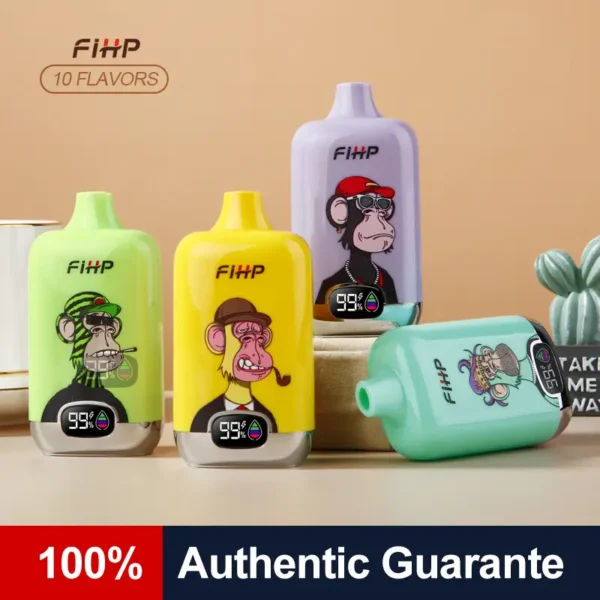 FIHP 12K Big Puff Vape 12000 Puffs Smart LED Screen