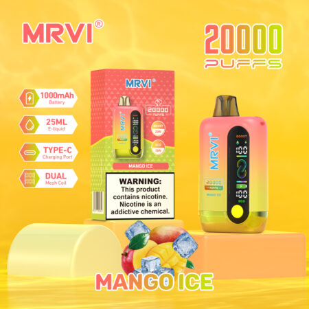 MRVI 20K Blue Razz Ice disposable vape