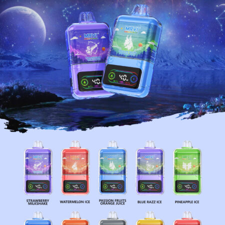 MRVI 25K disposable vape crystal screen display